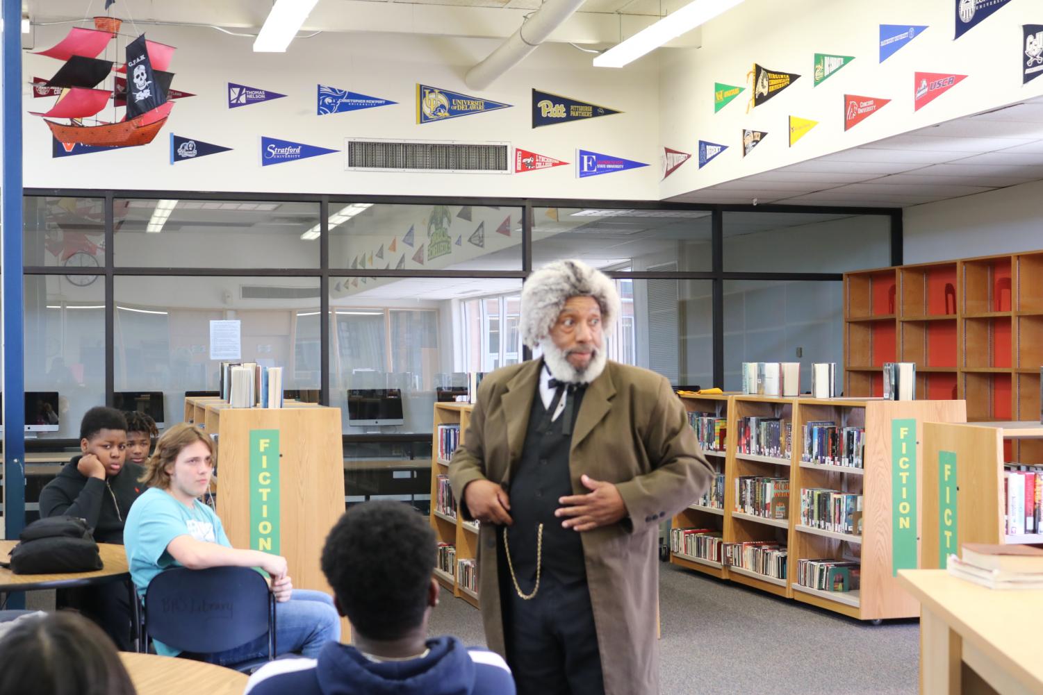 Frederick Douglass Visits BHS