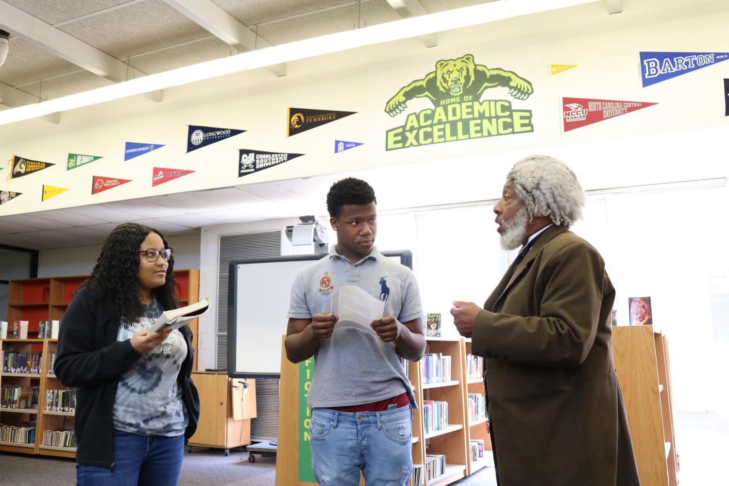 Frederick Douglass Visits BHS