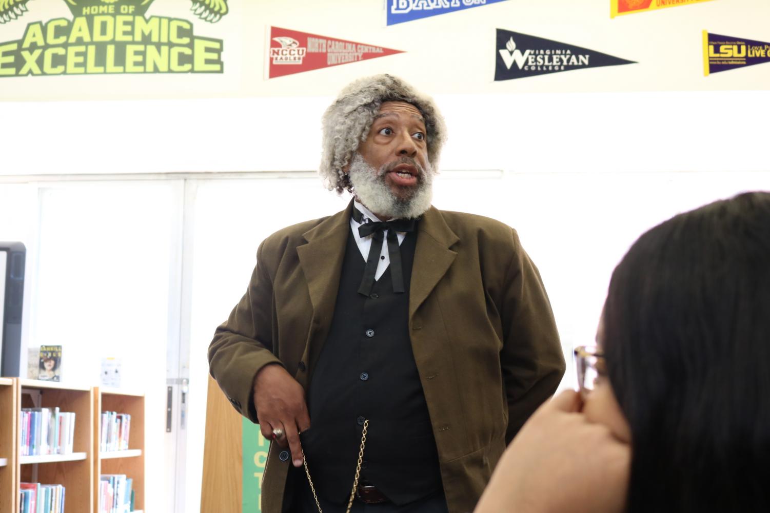 Frederick Douglass Visits BHS