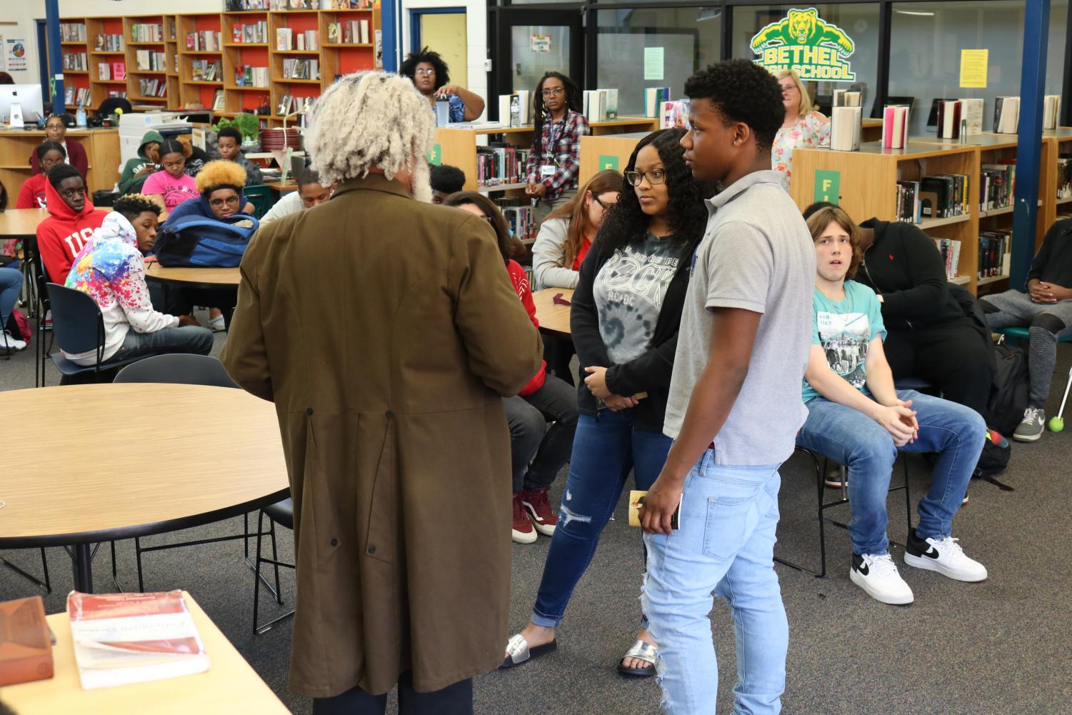 Frederick Douglass Visits BHS