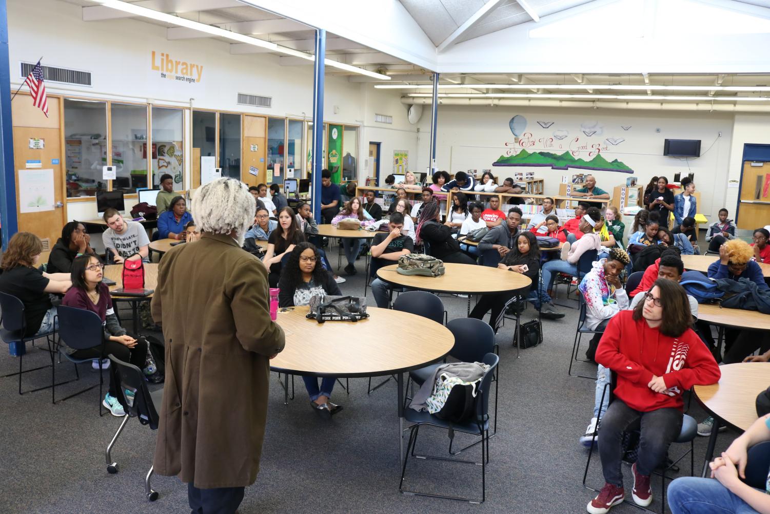 Frederick Douglass Visits BHS