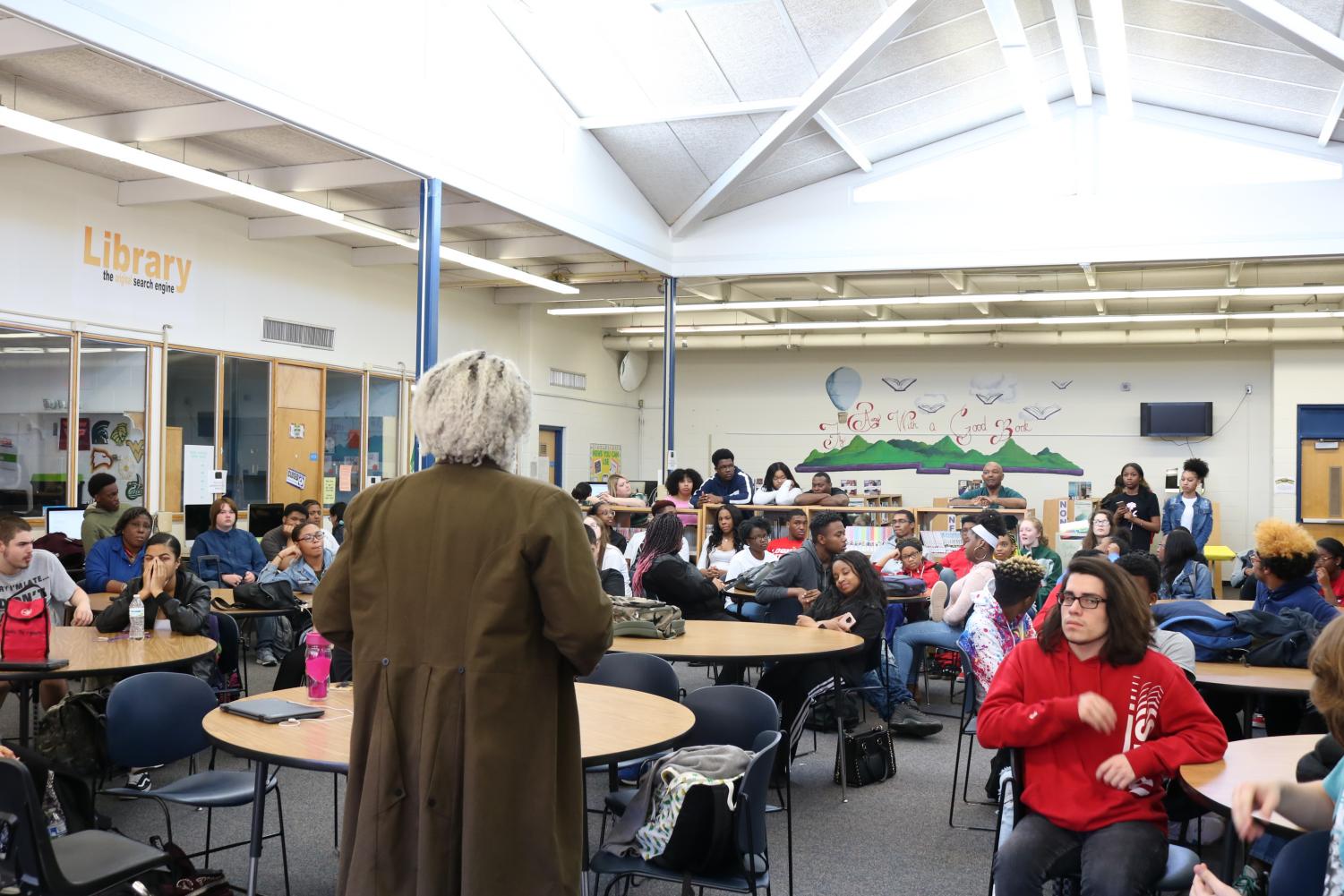Frederick Douglass Visits BHS