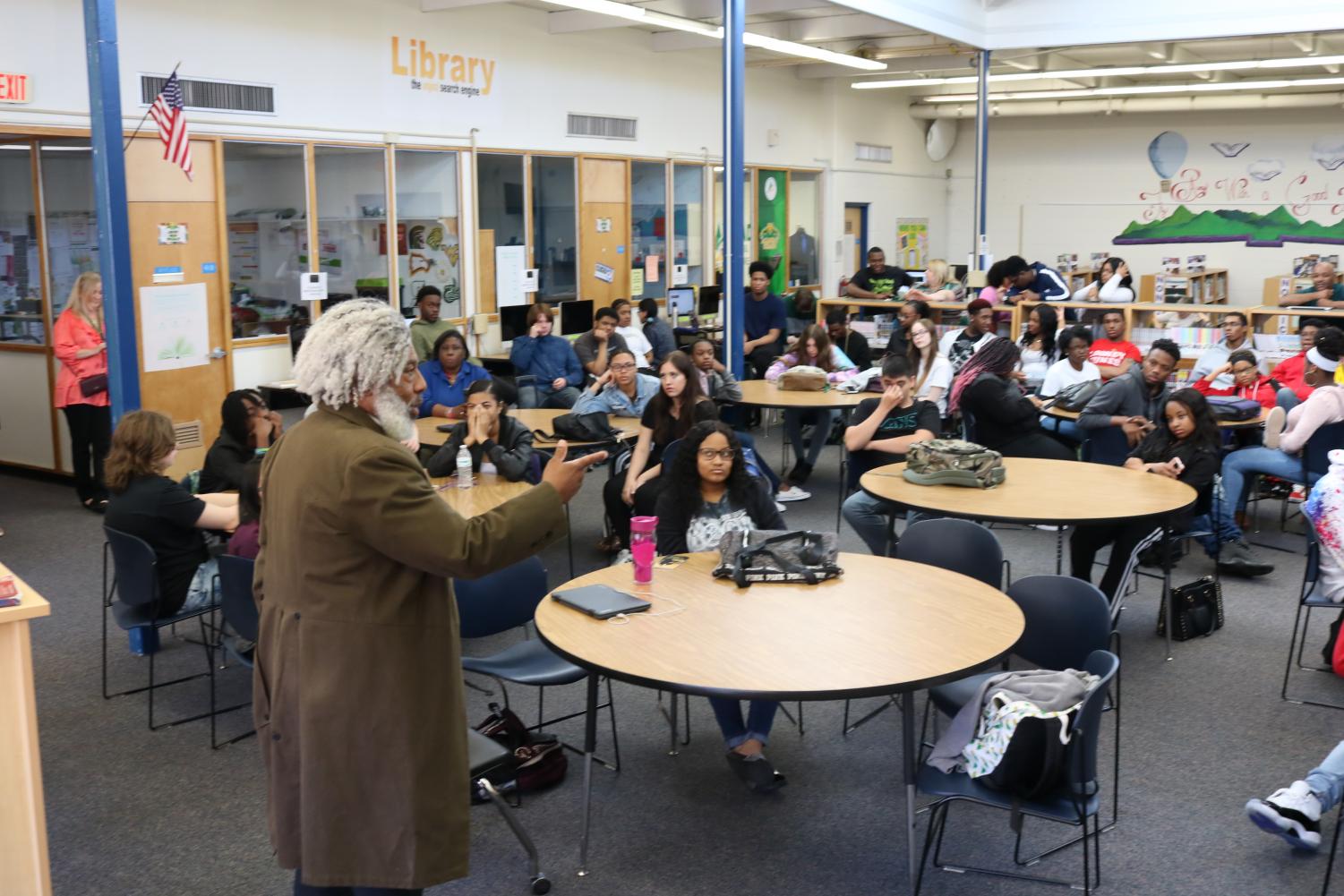 Frederick Douglass Visits BHS