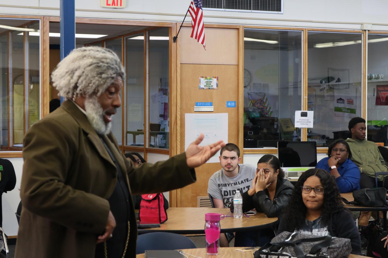 Frederick Douglass Visits BHS