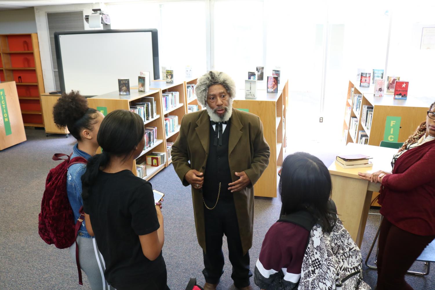 Frederick Douglass Visits BHS
