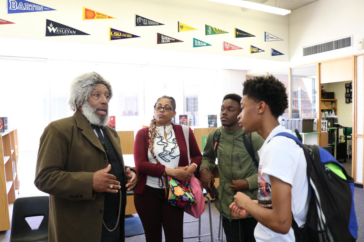 Frederick Douglass Visits BHS