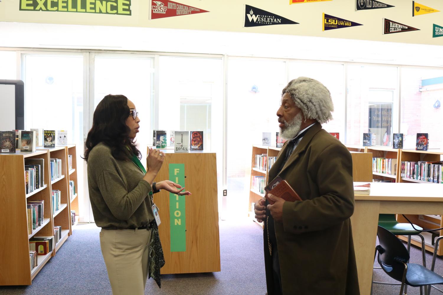 Frederick Douglass Visits BHS