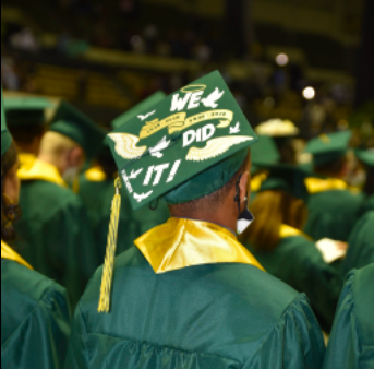 Photo credit: Image posted to the Bethel High School 2021 Graduation Ceremony page. 