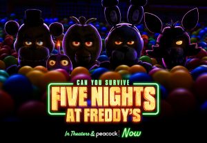 Promotional image for the Five Nights at Freddy's film. All rights reserved by ©Peacock. 