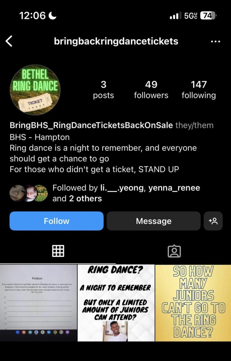 Instagram page to promote petition to reopen ticket sales for the sold out dance.