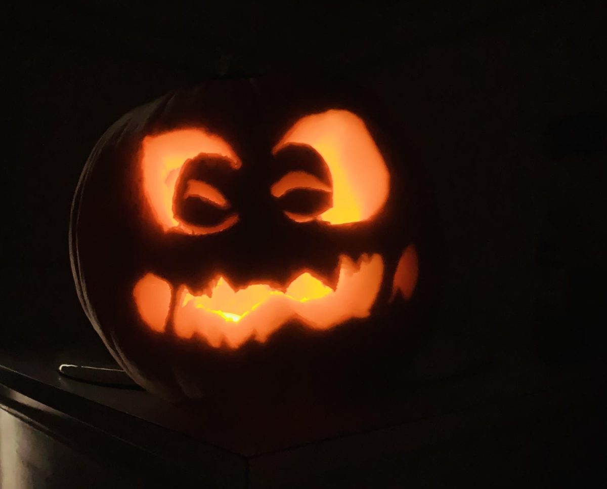 Pumpkin carved by staffer Maia Hart. 