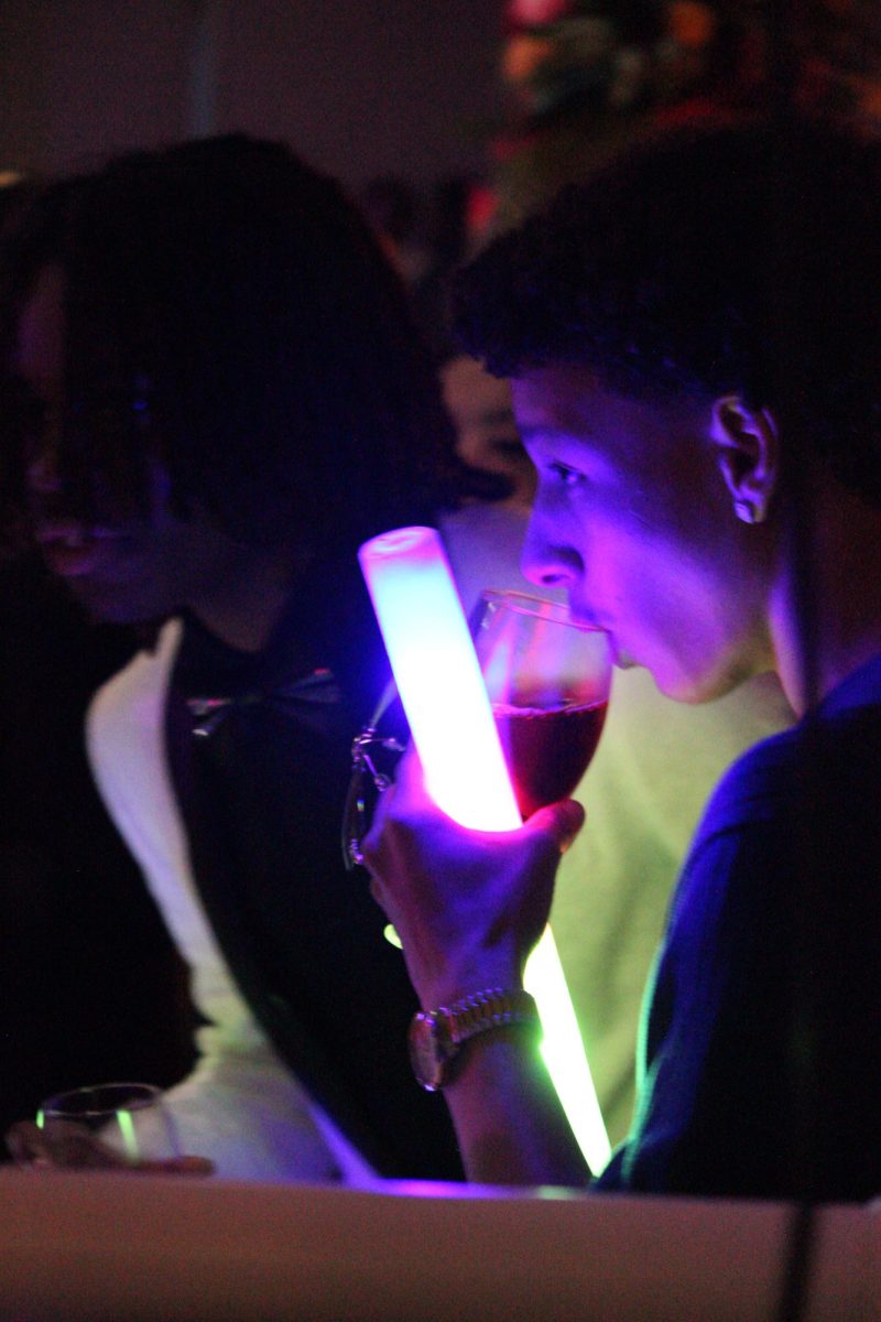Attendees enjoying refreshments