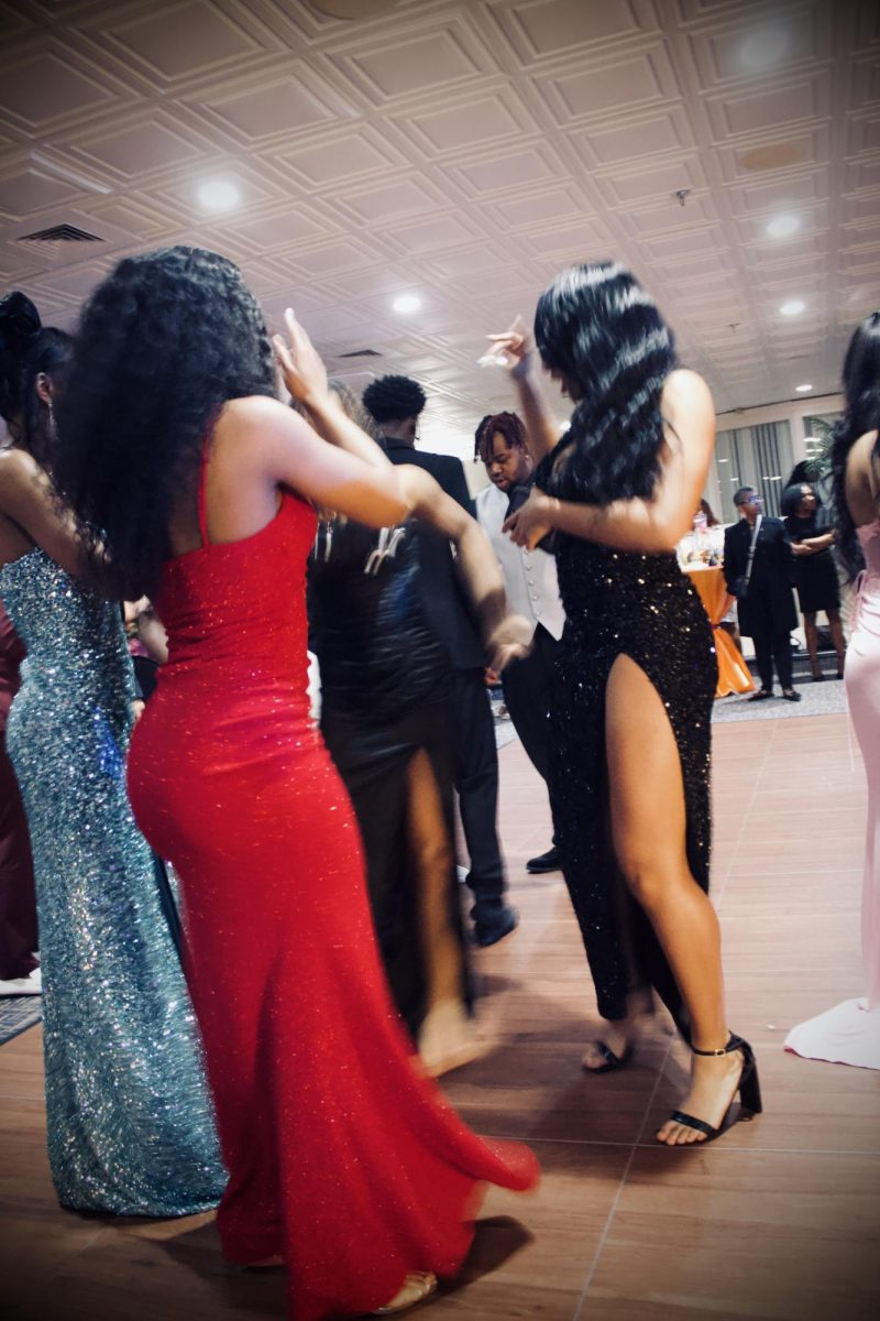 Attendees on the dance floor